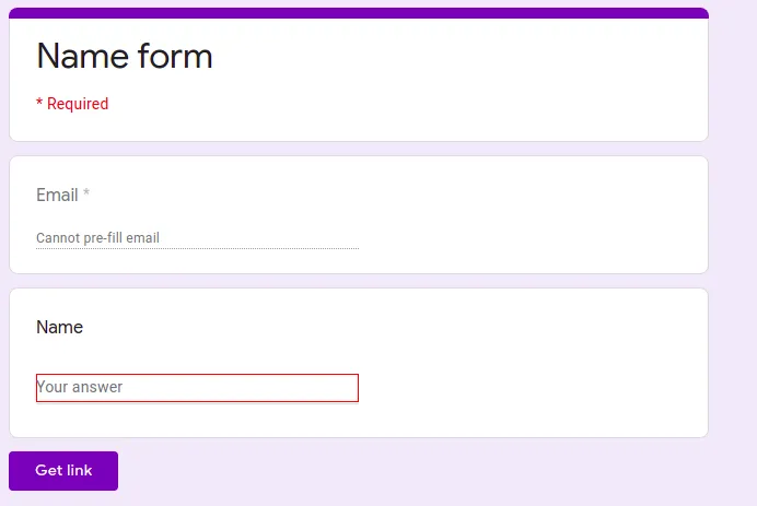 Link Your Form with Google Form for Responses